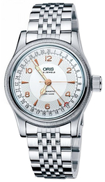 Oris Aviation Srebrny/Stal Ø40 mm 01 754 7543 4061-07 8 20 61