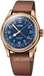 Oris Big Crown Niebieski/Skóra Ø40 mm 01 754 7741 3165-07 5 20 58BR