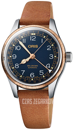 Oris Aviation Niebieski/Skóra Ø36 mm 01 754 7749 4365-07 5 17 66