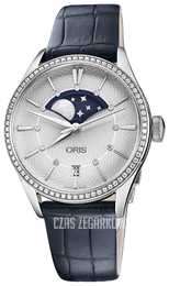 Oris Culture Srebrny/Skóra Ø36 mm 01 763 7723 4951-07 5 18 66FC