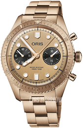 Oris Diving Różowe złoto Ø43 mm 01 771 7744 3182-Set