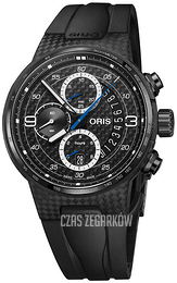 Oris Motor Sport Czarny/Guma Ø44 mm 01 774 7725 8794-Set RS