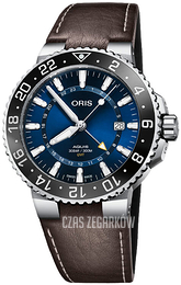 Oris Diving Niebieski/Skóra Ø43.5 mm 01 798 7754 4135-07 5 24 10EB