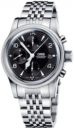 Oris Aviation Srebrny/Stal Ø42 mm 674 7567 4064 MB