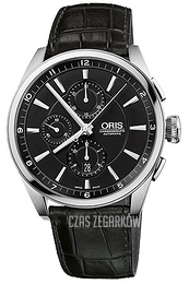 Oris Culture Artix Chronograph Czarny/Skóra Ø44 mm 01 674 7644 4054-07 5 22 81FC
