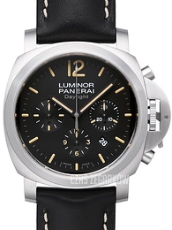 Panerai Contemporary Luminor Chrono Daylight Czarny/Skóra Ø44 mm PAM00356