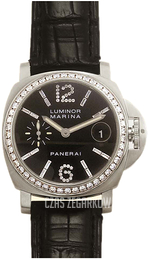 Panerai Luminor Czarny/Skóra Ø40 mm PAM00096