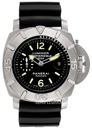 Panerai Luminor Czarny/Guma Ø47 mm PAM00194