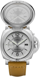 Panerai Luminor Srebrny/Skóra Ø44 mm PAM00855