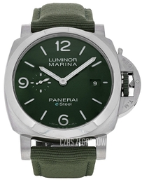 Panerai Luminor Zielony/Tkanina Ø44 mm PAM01356