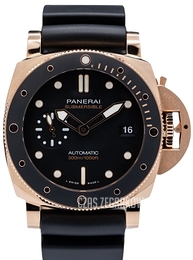 Panerai Submersible Czarny/Guma Ø42 mm PAM02164