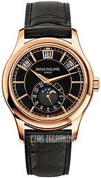 Patek Philippe Complications Czarny/Skóra Ø40 mm 5205R/010