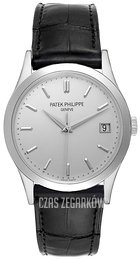 Patek Philippe Calatrava Biały/Skóra Ø38 mm 5296G/010