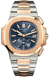 Patek Philippe Nautilus Niebieski/18 karatowe różowe złoto Ø40.5 mm 5980/1AR/001