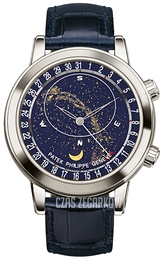 Patek Philippe Grand Complications Niebieski/Skóra Ø44 mm 6102P/001