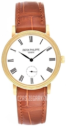 Patek Philippe Calatrava Biały/Skóra Ø31 mm 7119J/010