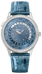 Patek Philippe Complications Niebieski/Skóra Ø36 mm 7130G/016