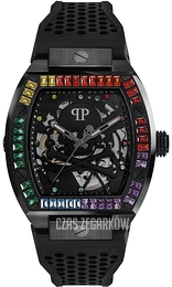 Philipp Plein The Skeleton Czarny/Guma Ø44 mm PWBAA0621