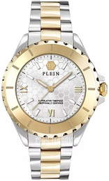 Philipp Plein Heaven Srebrny/Stal w odcieniu złota Ø38 mm PWPOA0424