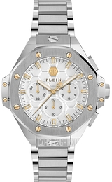 Philipp Plein Chrono Royal Srebrny/Stal Ø42 mm PWPSA0224