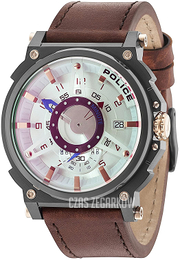 Police Biały/Skóra Ø53 mm 15048JSU.04