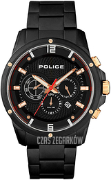 Police Czarny/Stal Ø47 mm 15525JSB.02M