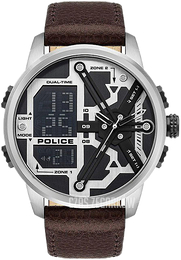 Police Czarny/Skóra Ø48 mm PEWJD2003201