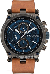 Police Taman Niebieski/Skóra Ø47 mm PEWJF2108601