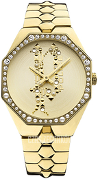 Police Montaria Żółte złoto/Stal w odcieniu złota PEWLG2109602