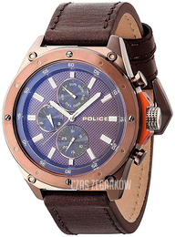 Police Multifunction Brązowy/Skóra Ø50 mm PL14537JSBN.12A