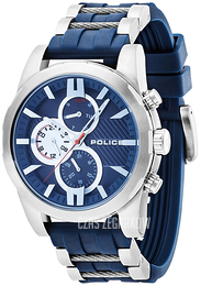 Police Matchcord Niebieski/Stal Ø48 mm PL14541JS/03P