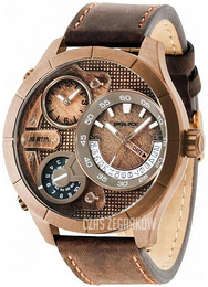 Police Bushmaster Bronz/Skóra Ø52 mm PL14638XSQR/32