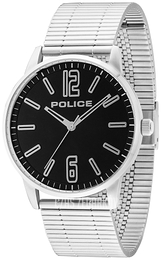 Police Czarny/Stal Ø43 mm PL14765JS/02M