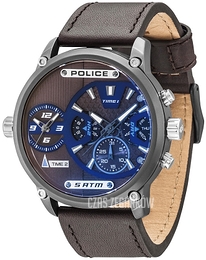 Police Wielokolorowy/Skóra Ø50 mm PL14833JSU.12