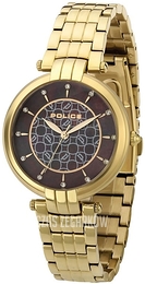 Police Czarny/Stal w odcieniu złota Ø34 mm PL14988BSG.D40M