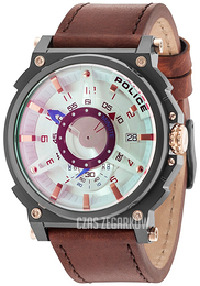 Police Compass Biały/Skóra Ø53 mm PL15048JSU/04