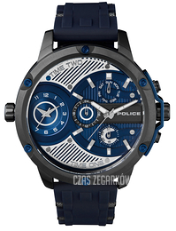 Police Leader Niebieski/Guma Ø52 mm PL15049JSU/03P