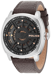 Police Speed Head Czarny/Skóra PL15239JS/02