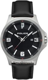 Police Clan Czarny/Skóra Ø44 mm PL15384JS.02A