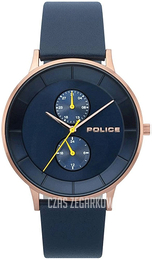 Police Niebieski/Skóra Ø42 mm PL15402JSR/03