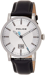 Police Srebrny/Skóra Ø42 mm PL15404JS.01