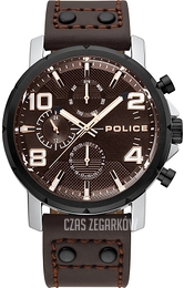 Police Brązowy/Skóra Ø45 mm PL15459JYSTB.12