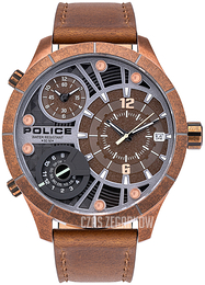 Police Wielokolorowy/Skóra Ø52 mm PL15662XSQR.12