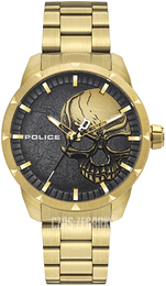 Police Neist Czarny/Stal w odcieniu złota Ø46 mm PL15715JSG.78M