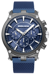 Police Niebieski/Stal Ø47 mm PL15920JSU/03MMBL