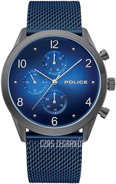 Police Niebieski/Stal Ø44 mm PL15922JSU.03MMBL