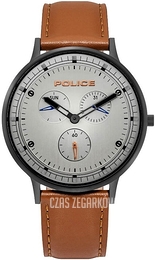 Police Srebrny/Skóra Ø42 mm PL15968JSB.04