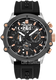 Police Luang Czarny/Guma Ø48 mm PL16018JSTU.13P
