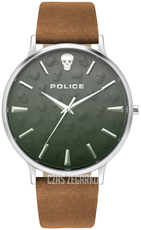 Police Tasman Szary/Skóra Ø42 mm PL16023JS.13