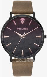 Police Tasman Szary/Skóra Ø42 mm PL16023JSB.02